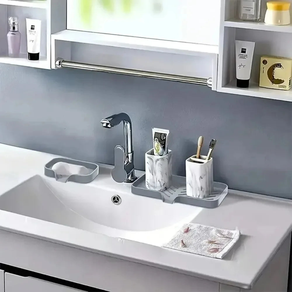 Silicone Faucet Tray